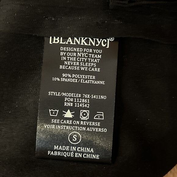 Women's Blanknyc Faux Suede Drapey Jacket, Size Small - Black 76X-5411NO - Picture 9 of 11